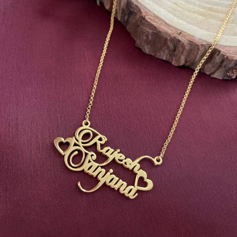 Double Heart Necklace
