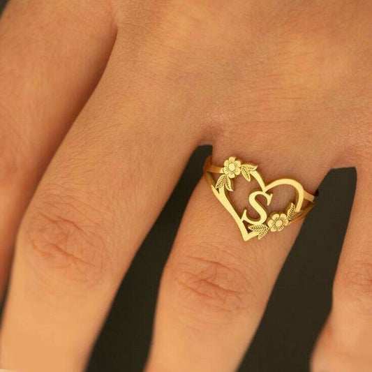 Alpha Heart Ring